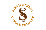 two ss overlapping with sixth street candle company in a circle